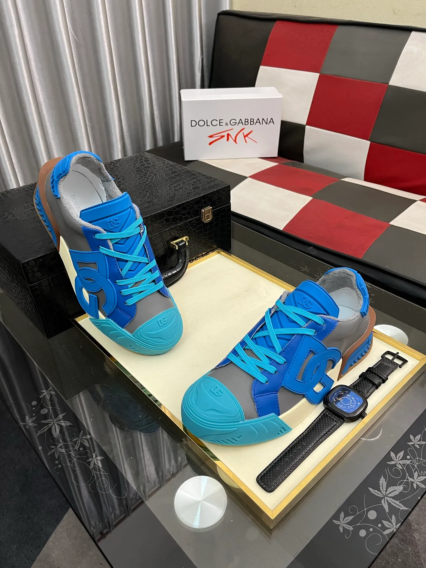 Men's shoes💰500⌚️⌚️【DG】Latest official website high-top casual, men's shoes original quality imported cowhide➕Yangli [Proud] In terms of materials and workmanship, it beats all versions on the market💕Highest quality shipments. Real photos, imported fabrics highlight the unique charm of the brand😘The shoelaces are also original custom-made👻Classic lace-up shoes are very comfortable on the feet, sizes 35-465️⃣colors available